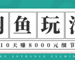 龟课·闲鱼项目玩法实战班第12期,操作10天左右利润有8000元细节玩法-水滴知识网