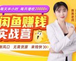 闲鱼赚钱实战营,一部手机,无需货源,玩闲鱼轻松月入2万+-水滴知识网