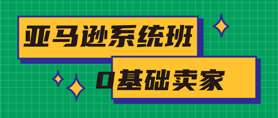 亚马逊系统班，专为0基础卖家量身打造，亚马逊运营流程与架构-水滴知识网