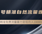 垂直起号精准自然流量连爆玩法，精准引流暴力变现月入10000+-水滴知识网