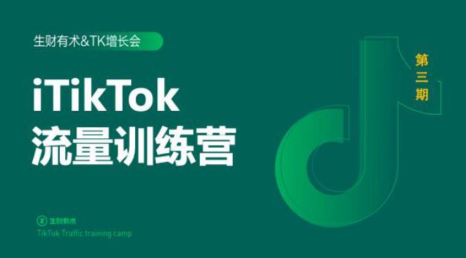 2020最新TikTok流量增长训练营（完结）附PPT-水滴知识网
