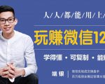 玩赚微信12招：这样玩微信，没钱没人脉也能在家多赚10万-水滴知识网