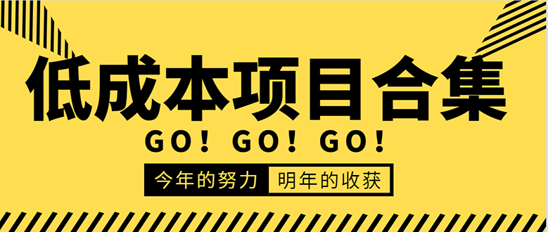 低成本零成本项目合集：赚钱快的慢的、暴利的，线上线下的，价值万元资料-水滴知识网