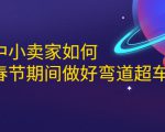 淘宝中小卖家如何利用春节期间做好弯道超车,如何做到月销售额20W+-水滴知识网
