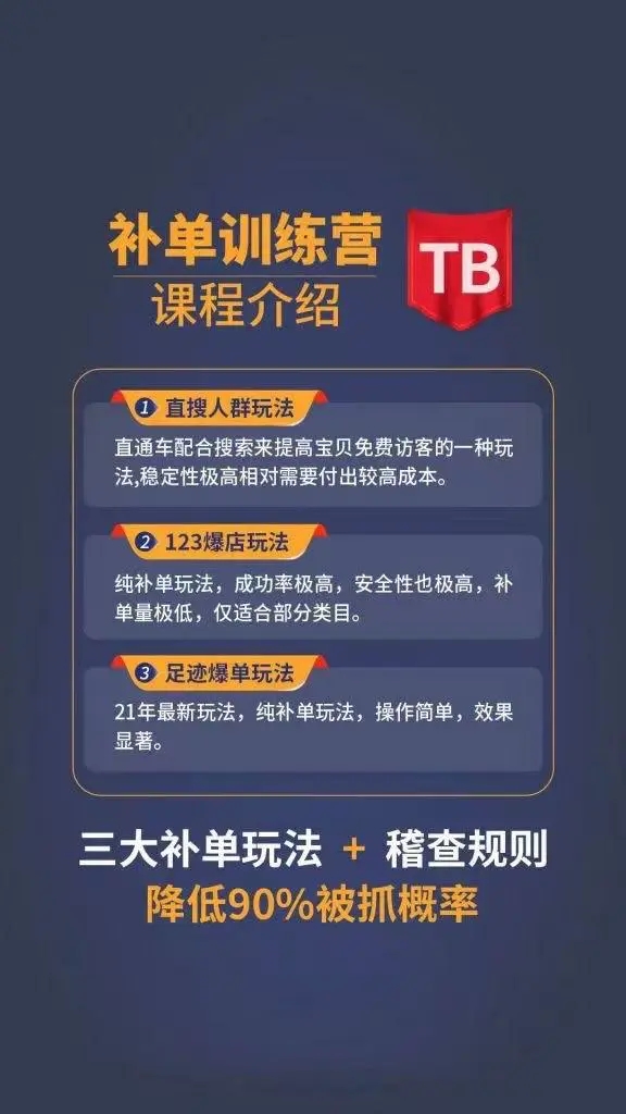 数据蛇淘宝2021最新三大补单玩法+稽查规则,降低90%被抓概率-水滴知识网