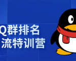 《QQ群排名引流特训营》一个群被动收益1000,是如何做到的(5节视频课)-水滴知识网