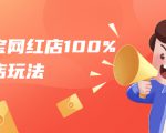 淘宝网红店100%起店玩法:稳定月利润在5000块左右,轻松一人可操作多店-水滴知识网