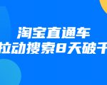 进阶战速课:淘宝直通车拉动搜索8天破千-水滴知识网