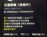 兰溪抖音混剪:一部手机学习剪辑,3个月涨粉580万-水滴知识网