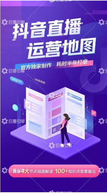 《抖音直播运营地图》直播4大节点，100+知识点-水滴知识网