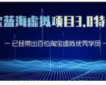 黄岛主·淘宝蓝海虚拟项目3.0，小白宝妈零基础的都可以做到月入过万-水滴知识网