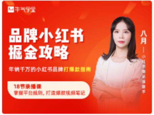 品牌小红书掘金攻略,年销千万的小红书品牌打爆款指南-水滴知识网