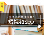 未来新趋势，布局短视频SEO，如何利用抖音SEO免费获得精准流量（3节课）-水滴知识网