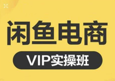 鱼客·闲鱼电商零基础入门到进阶VIP实战课程,帮助你掌握闲鱼电商所需的各项技能-水滴知识网