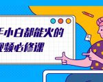 新手小白都能火的短视频必修课，教你三天就能上热门的短视频IP技术-水滴知识网