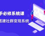 操盘手必修系统课，从0-1搭建社群变现系统-水滴知识网