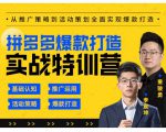 玺承云·拼多多爆款打造实战特训营，一套从入门到高手课程，让你快速拿捏拼多多-水滴知识网