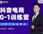诸葛老王抖音电商0-1训练营，从0开始轻松破冷启动，引爆直播间-水滴知识网