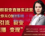 蚂蚁社群电商·社群裂变直播实战营，教你从0到1实现引流、裂变、直播、变现-水滴知识网