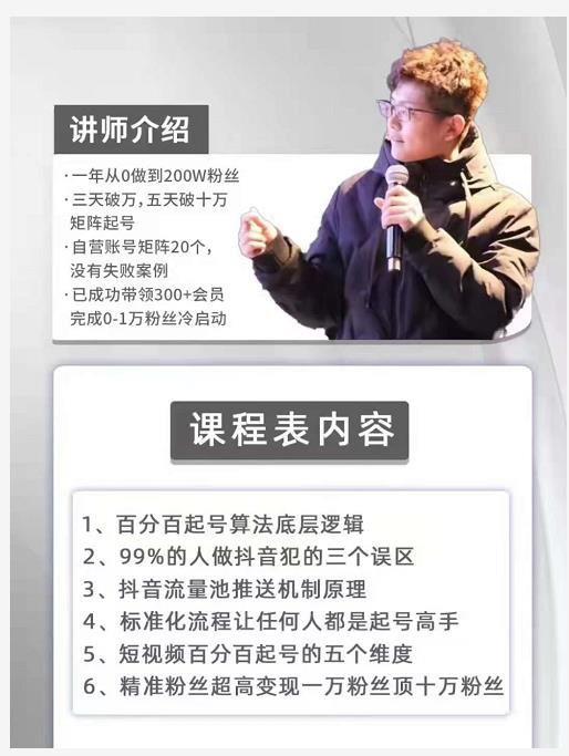 孤狼抖音矩阵2022新课：账号定位/变现逻辑/IP打造/案例拆解-水滴知识网