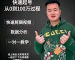 杰妮传媒·抖音快速起号核心实操课：教你新号快速起号，从0到100万过程-水滴知识网