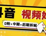 （燃烧好物）抖音视频好物分享实操课程（0粉+拆解+中期+后期）-水滴知识网