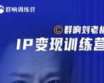 群响刘老板·IP变现训练营第6期：教你搞流量新姿势，IP打造获客私域经营-水滴知识网