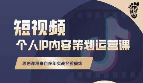 抖音短视频个人ip内容策划实操课，真正做到普通人也能实行落地-水滴知识网