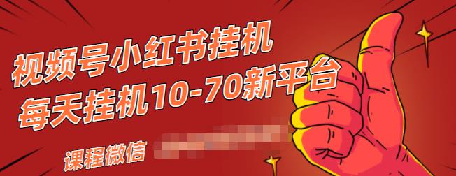 视频号小红书抖音挂机项目,小白无脑操作,按照要求来,单号每天几十米-水滴知识网