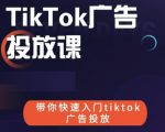 跨境B哥tiktok广告投放课,带你快速入门tiktok广告投放价值1680元-水滴知识网