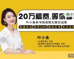 叶小鱼21天短视频文案拆书营,学完轻松搞定各类书单短视频文案-水滴知识网