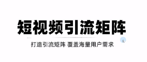 短视频引流矩阵打造,SEO+二剪裂变,效果超级好!【视频教程】-水滴知识网