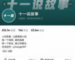 十一说故事·故事性中视频，观众快速共鸣从而快速变现的中视频玩法-水滴知识网