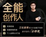 王松傲寒·全能创作人思维课,帮你打造创作人IP,全面提升导演思维-水滴知识网