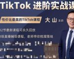 大山老师TikTok进阶实战课:账号详解,流量运营,实战变现,助力你成功出海-水滴知识网