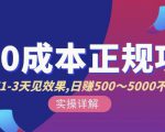 宇晨闲鱼无货源，十几节课程丰富讲诉闲鱼卖货技巧，价值6980-水滴知识网