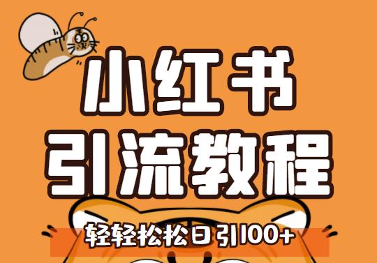 小红书运营引流全系列课程,每天引流100精准粉-水滴知识网