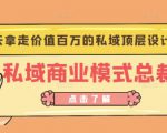 桔子会《私域商业模式总裁班》2天拿走价值百万的私域顶层设计方案-水滴知识网
