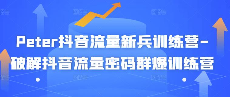 Peter抖音流量新兵训练营-破解抖音流量密码群爆训练营(新兵)-水滴知识网