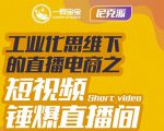 尼克派·工业化思维下的直播电商之短视频锤爆直播间，听话照做执行爆单-水滴知识网