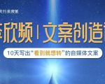 李欣频|文案创造课，0基础可报10天写出“看到就想转”的自媒体文案-水滴知识网