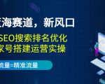 2022蓝海赛道,新风口:短视频SEO搜索排名优化+企业商家号搭建运营实操-水滴知识网