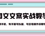 抖音图文文案实战教学，一部手机，有手就可以做，可多号操作获取收益-水滴知识网