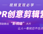 抖音赚钱必学的PR创意剪辑:零基础做出“影视级”大片,让人一看就忍不住为你点赞!-水滴知识网