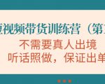 视频带货训练营，不需要真人出境，听话照做，保证出单（第11期）-水滴知识网