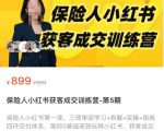 保险人小红书获客成交训练营,0基础高效玩转小红书,可复制的获客成交之路-水滴知识网