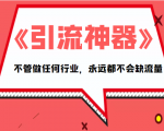 《引流神器》拥有这套系统化的思维，不管做任何行业，永远都不会缺流量（PDF电子书）-水滴知识网