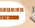 全自动阅读挂机项目,号称单窗10r,全套脚本+教程,小白上手简单-水滴知识网