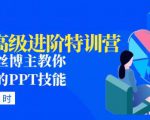 PPT高级进阶特训营:百万粉丝博主教你进阶你的PPT技能(98节课程+PPT素材包)-水滴知识网