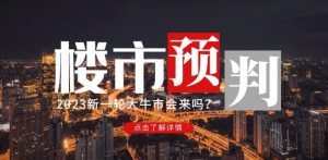 樱桃大房子2023楼市预判:新一轮大牛市会来吗?【付费文章】-水滴知识网
